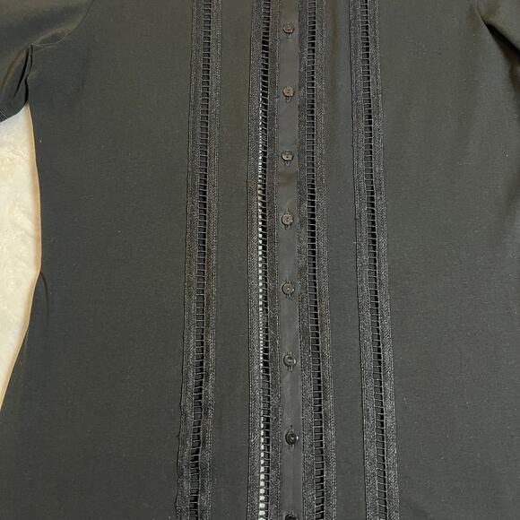 Anne Fontaine Marika Short Sleeve Button Up Shirt Size 40 (6-8) NEW Minimalist - Picture 7 of 10